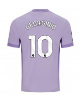 Moške Nogometnih dresov Brighton Georginio Rutter #10 Gostujoči 2025-26 Kratki rokavi Moške Nogometnih dresov Brighton Georginio Rutter #10 Gostujoči 2025-26 Kratki rokavi